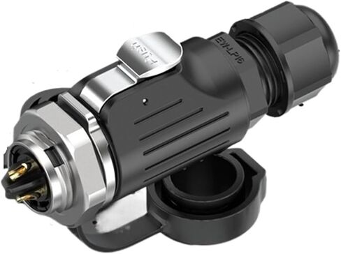 EW-LP16 panel metal lock wire power connector 2/3/4/5 core screw waterproof aviation(EW-LP16-2P) in Kuwait