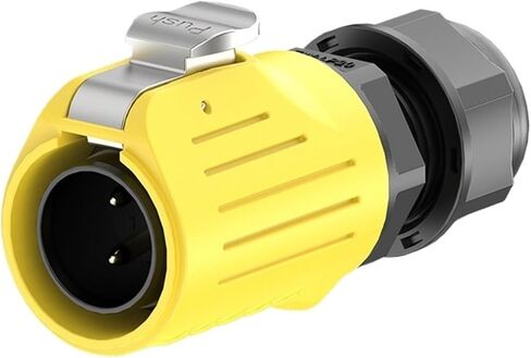Plastic male end welding waterproof aviation EW-LP20 flange plastic 2-9 core welding yellow LED screen power industrial connector(EW-LP20S-2P 20A) in Saudi Arabia