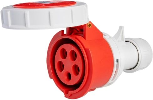 5-core 16A industrial connector IP67(Concealed straight socket) in Kuwait