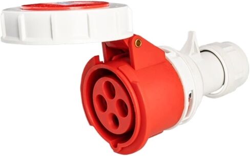 4-core 32A industrial connector IP67(Concealed straight socket) in Kuwait