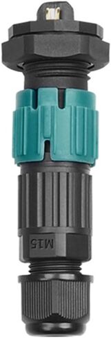 10A Aviation Socket EW-M15 Panel Type 2/3/4 Core Circular Waterproof Industrial Connector(EW M15 2 core 2.5-4.5mm) in Kuwait