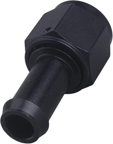 2 Pack AN6 to 1/4" Barb Adapter Straight Swivel Fitting, Black Anodized, for Fuel, Oil & Coolant Lines in Saudi Arabia