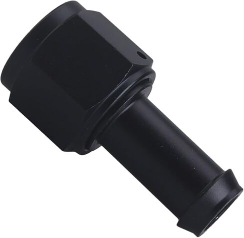 2 Pack AN6 to 1/4" Barb Adapter Straight Swivel Fitting, Black Anodized, for Fuel, Oil & Coolant Lines in Saudi Arabia
