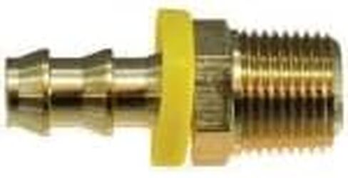 MIDLAND INDUSTRIES 30239 Straight Adapter, 1-in Push-On Hose Barbed x 1-in MNPTF, Brass in Kuwait