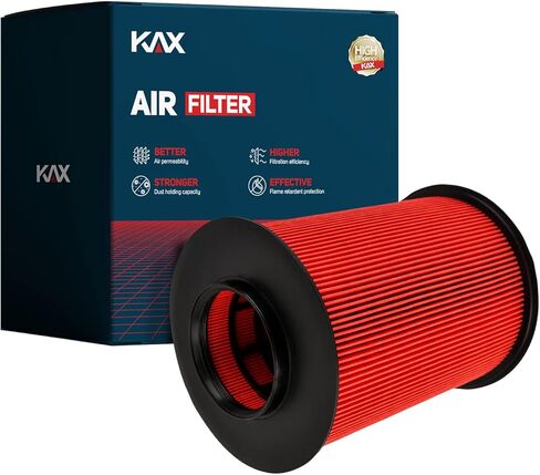 فلتر هواء المحرك KAX، GAF080 (CA12260) بديل لـ Equinox 2018-2023، فلتر الهواء Terrain 2018-2023، يحمي المحرك ويحسن أداء المحرك in Kuwait