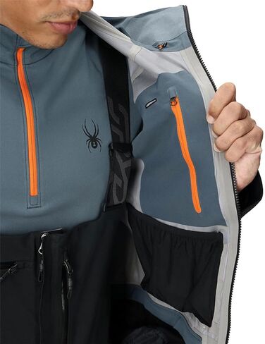 Spyder M SANCTION SHELL JKT (Men's), Slate Blue, Small in Saudi Arabia