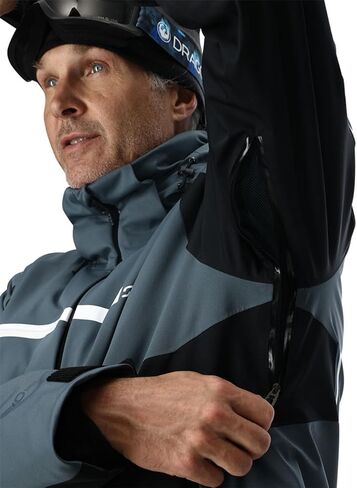 Spyder Titan Insulated Ski Jacket (Men's), Black2, X-Large in Saudi Arabia