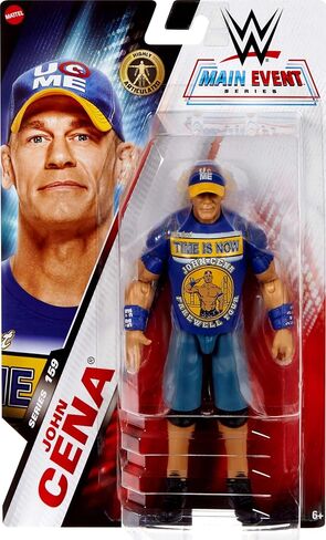 Mattel WWE John Cena Action Figure, Main Event Series #159, 6-inch Collectible Superstar with 14 Articulation Points & Life-Like Look in Saudi Arabia