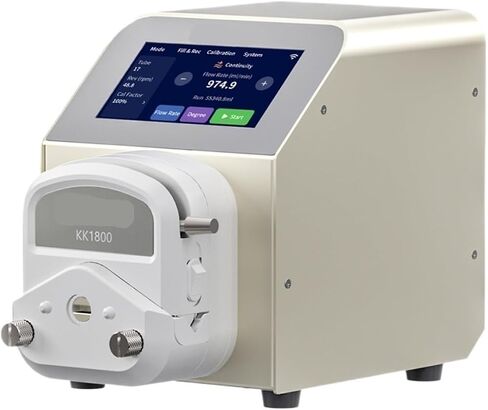 0.1-1500 مل / دقيقة مضخة تمعجية AC100-240V UIP WiFi V2 محرك متدرج عالي التدفق عن بعد RS485 مفتاح القدم التناظري (S24 ID6.4 x OD11.4، UK_UIP V2-KK1800-6R-1.6) in Kuwait