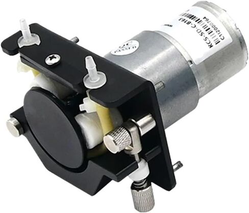 KCS مضخة تمعجية منخفضة التدفق12 فولت 24 فولت محرك تيار مستمر مضخة الجرعات عالية الدقة أنابيب بصرية سيليكون/BPT (S19,12V-6 بكرات) in Kuwait