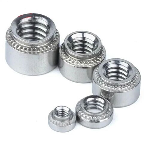 Zkensh-Bolts M3 صواميل تثبيت ذاتية، ضغط صواميل في صواميل مجعدة، خزانة خادم رف، إدراج لوحات برشام، تستخدم على نطاق واسع (50 قطعة، S-M3-0) in Kuwait