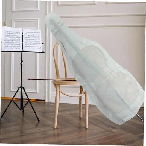 Supple Frosted Cello Cover Lightweight Protective Sleeve Musical Instrument Dust Protector for Home Use Practical Household Cello Case in Saudi Arabia