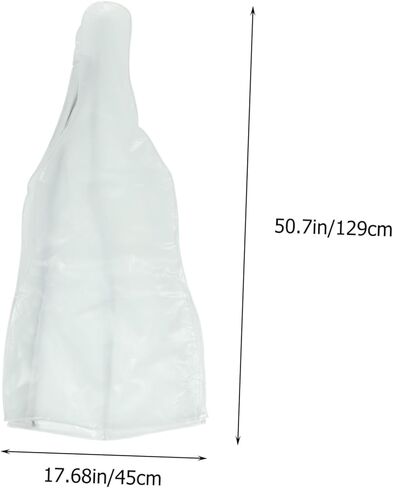 Totority Frosted Protective Cello Cover Lightweight Dustproof Transparent Music Instrument Cover Practical Household Use Gift for Cello Players in Saudi Arabia