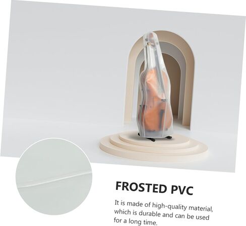 Totority Frosted Protective Cello Cover Lightweight Dustproof Transparent Music Instrument Cover Practical Household Use Gift for Cello Players in Saudi Arabia