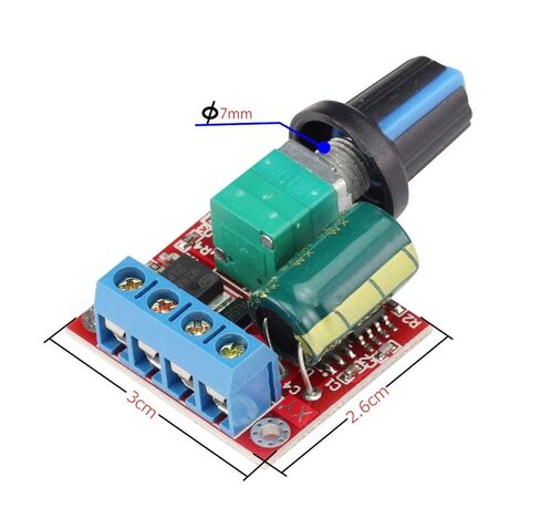 2 قطعة PWM وحدة تحكم في سرعة محرك التيار المستمر 5A 90 واط قابل للتعديل تيار مستمر 4.5 فولت-35 فولت سائق منظم سرعة المحرك مفتاح التحكم في السرعة in Kuwait