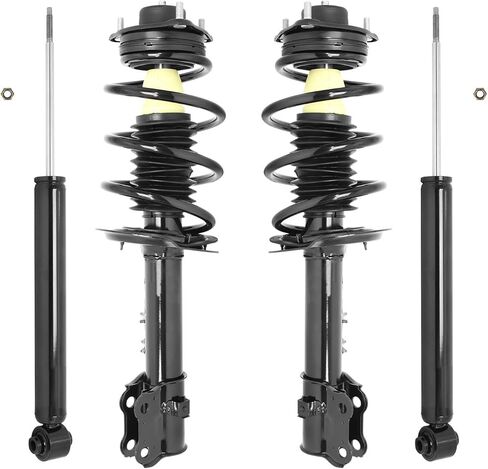 COMPLETESTRUTS - Front Complete Strut Assemblies with Coil Springs and Rear Shock Absorbers Replacement for 2011-2016 Kia Sportage AWD - Set of 4 in Saudi Arabia