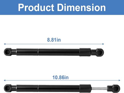 2Pcs 5100940 Steering Damper Shock Absorber, Compatible with Ferris IS500Z IS1500Z IS1500ZX IS2000Z IS2500Z IS3100Z IS5100Z F50XT F150XT F200XT Mower Dampener Replacement Part, Replace 5100940SM in Kuwait