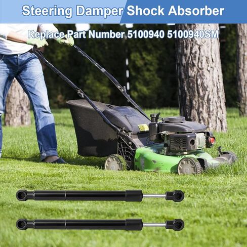 2Pcs 5100940 Steering Damper Shock Absorber, Compatible with Ferris IS500Z IS1500Z IS1500ZX IS2000Z IS2500Z IS3100Z IS5100Z F50XT F150XT F200XT Mower Dampener Replacement Part, Replace 5100940SM in Kuwait