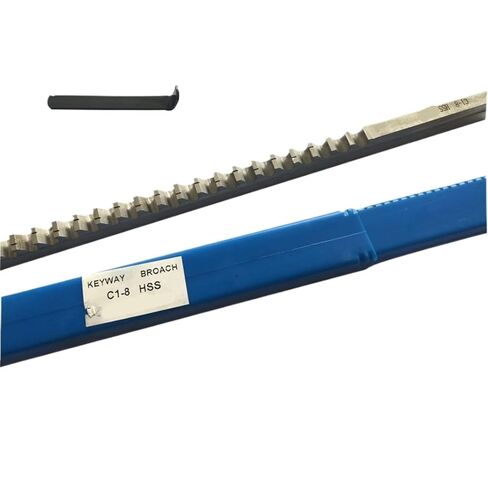 1PC 8mm C Push-Type Keyway Broach HSS Metric Size CNC Machine Tool in Saudi Arabia