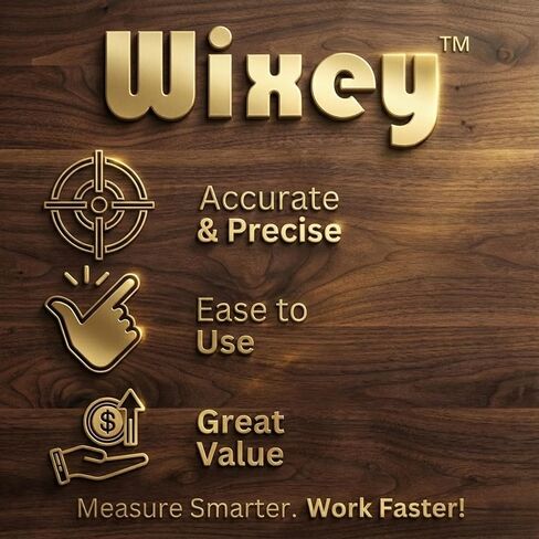 مقياس الارتفاع الرقمي الصغير من Wixey - مقياس عمق رقمي متين وسهل القراءة - أداة قياس الارتفاع الدقيقة لجهاز التوجيه ومنشار الطاولة - أدوات قياس مدمجة لمشاريع الأعمال الخشبية in Kuwait