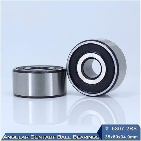 Angular Contact Bearings 5307 2RS Bearing Axial Double Row 5307RS 3307 3056307 Ball 35 x 80 34.9 mm in Kuwait