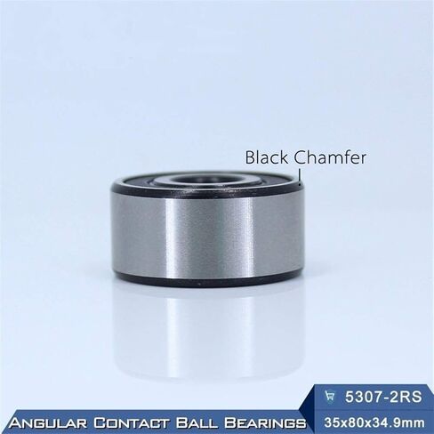 Angular Contact Bearings 5307 2RS Bearing Axial Double Row 5307RS 3307 3056307 Ball 35 x 80 34.9 mm in Kuwait