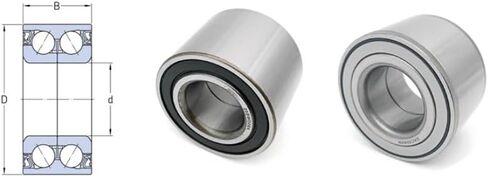 1PC DAC38730040 38BWD26 Hub Wheel Bearing 38x73x40mm ATV Double Radial Ball 510015 DAC3873-1 DE08A48L in Kuwait