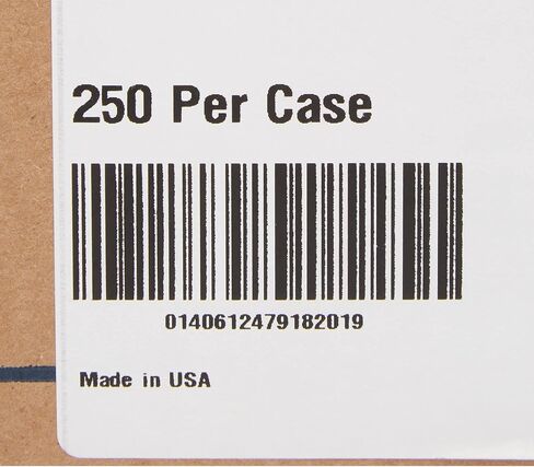 مناشف مكيسون للاستعمال مرة واحدة [عبوة من 250 قطعة] لصدريات الأسنان والأظافر والوشم وطبيب الأسنان والطبية - 13 × 18 بوصة، مناديل مكونة من طبقتين مع ظهر بولي، منقوش بالوافل، أبيض in Kuwait