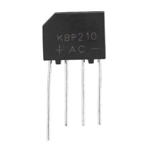 Jeanoko KBP210 Power Component 2A Bridge Rectifiers Diode Axial Electronic Diodes for Electronic Circuit Full Electronic Silicon Diodes(Sell 5) in Kuwait
