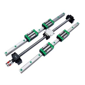 Ball Screw, Linear Guide Ball Screw SFU1610 Ball Screw Set +4pcs HGW20CC Carriages Blocks + Linear Rails 2pcs HGR20 Square Guide(600mm) in Kuwait