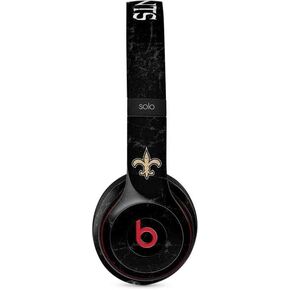 غلاف صوتي من Skinit متوافق مع Beats Solo 3 Wireless - تصميم NFL New Orleans Saints المرخص رسميًا in Kuwait