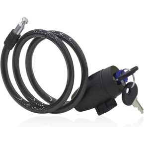 Bike Cable Lock - 3FT Heavy Duty Bicycle Lock with 2 Keys, Weatherproof Anti-Theft Security Cable for Motorcycle, Scooter, Ebike in Saudi Arabia