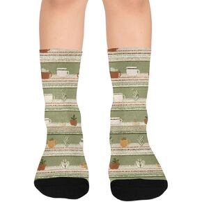 جوارب المشي لمسافات طويلة مطبوعة من Mint Kitchen - جوارب شتوية حرارية سميكة دافئة للأطفال الصغار للأولاد والبنات للمدرسة، والارتداء اليومي والأنشطة الخارجية in Kuwait