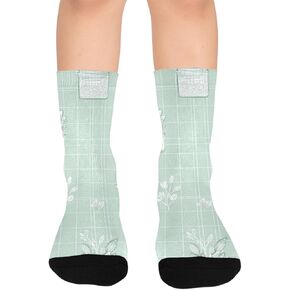 جوارب لطيفة منقوشة على شكل زهور فنية - جوارب شتوية سميكة دافئة للأولاد والبنات الصغار للمدرسة، والارتداء اليومي والأنشطة الخارجية in Kuwait