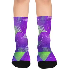 جوارب Galaxy Prism Glow للمشي لمسافات طويلة - جوارب شتوية حرارية سميكة دافئة للأولاد والبنات للمدرسة، والارتداء اليومي والأنشطة الخارجية in Kuwait