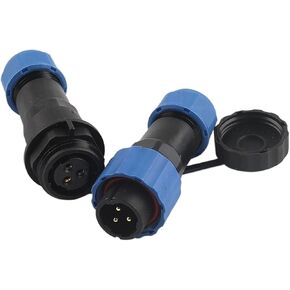 مجموعة واحدة من الموصلات SP16 صامولة/شفة/مؤخرة/مربع ووصلة سلك مأخذ 3/4/5 دبوس (إرساء، 1SET_3P) in Kuwait