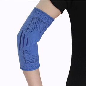 1 Pair Elbow Support Gym Sport Protector Pad Arm Sleeve Guard Safety Silicone(D,23-29cm) in Saudi Arabia