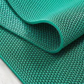 Anti-Slip Drainage Mat Outdoor & Indoor Heavy-Duty Commercial Rubber Mat Kitchen Garage, Restaurant & Sauna Floor Mat(Grey, 3FTX10FT) in Kuwait