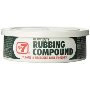 No.7 Aluminum Oxide Fine Grit 60 Rubbing Compound, Gray, Compatible with Metal, Glass, Wood, Stone, Plastic, Composite, 10 oz, 5x25x1.8 inches in Saudi Arabia