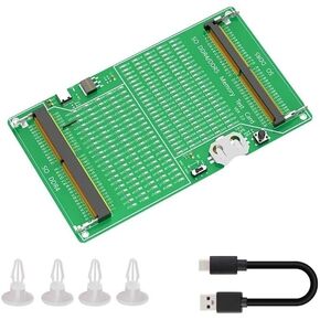 جهاز اختبار الذاكرة DDR3/4/5 RDIMM/UDIMM مع مؤشر LED USB C زر اختبار مصدر الطاقة بطاقة الكمبيوتر in Kuwait
