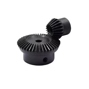 1 Set 1:3 Bevel Gear 1 Modulus 18 Teeth：54 Teeth 1.5M 18T to 54T 90 Degree Drive Commutation 45# Steel Gears in Kuwait
