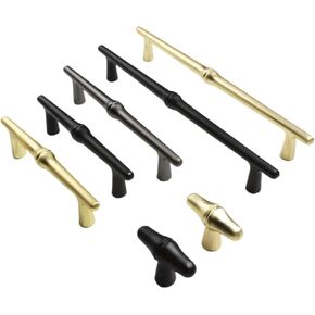 باب خزانة الملابس يسحب مقابض المطبخ لخزانات درج الأثاث الصلب الأجهزة 1 قطعة (Gray-C128mm) in Kuwait
