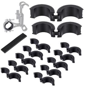 HOMEE 12 حزمة حشية مطاطية لمقود الدراجة مع حشية مطاطية واحدة، تناسب 22.2/25.4 إلى 31.8 مم، راحة ممتصة للصدمات غير قابلة للانزلاق للدراجات الجبلية، دراجات الطريق، الدراجات النارية، الدراجة الإلكترونية in Kuwait