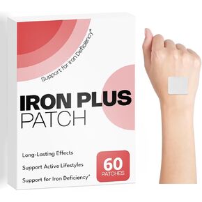 Iron Topical Patch – Easy to Use, 60 Days Supply – Sugar-Free, Latex-Free, Natural Alternative – Supports Daily Wellness & Vitality in Kuwait