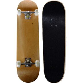 Runner Sports Complete Full Size Standard Maple Deck Skateboard (Natural Wood) in Saudi Arabia