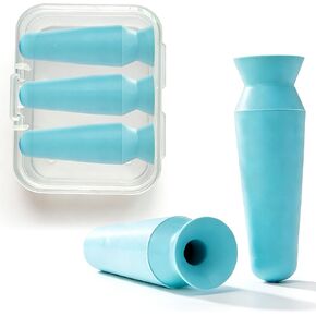 3Pack Scleral Lens Suction Cup Remover Tool, Contact Lens Applicator Extra-Large 10mm Depth with Travel Case One-Piece Silicone Lens Removal Lens Inserter (Only for 14-17mm Hard Lens/Prosthetic Eyes) in Kuwait