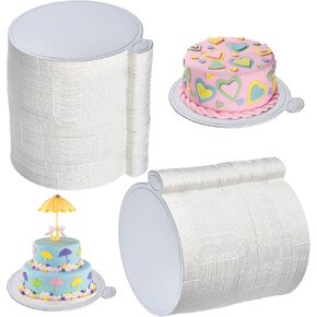 200 Pcs Mini Triangle Cardboard, Mousse Cupcake Base, Cake Dessert Paper Board, Dissert Plates Patries Cardboard Base Decorating Display for Party Wedding Catering Restaurant (Gold) in Kuwait