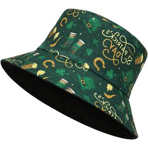 قبعة دلو للرجال للنساء شمس قبعة شاطئ السفر قبعة الصيد قبعة مزدوجة الجانب in Kuwait