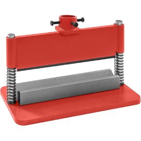 طقم ملحقات مكابس الضغط الهيدروليكي مقاس 12 بوصة من الفولاذ عالي التحمل لمكابس المتاجر الهيدروليكية القياسية 12/20 طن، تصميم زنبركي مزدوج، أحمر in Kuwait