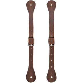 2 Pcs Crazy Horse Leather Spur Straps, Adjustable Single Ply Western Handmade Spur Straps for Men & Women, Full Grain Leather Boot Accessories for Horse Riding, Rodeo & Ranch in Kuwait